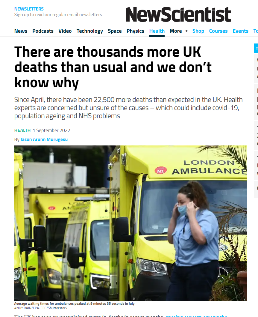 Excess deaths up in UK too